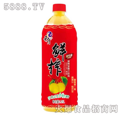 1.25L和才鮮榨安梨汁飲料