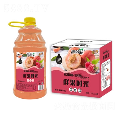 ����Ǒ��ˮ����+��ݮ��(f��)�Ϲ�ζ�Ʒ2.5LX6