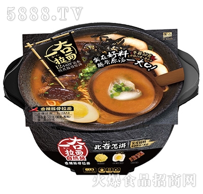 紫山一夻拉面香辣豚骨拉面520g