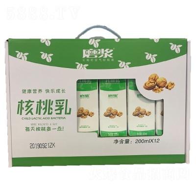 磨漿核桃乳200mLx12瓶