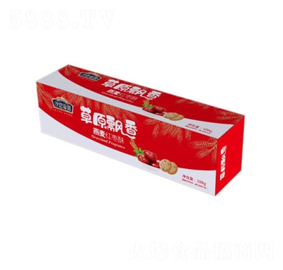 汐戀草原燕麥紅棗酥108g