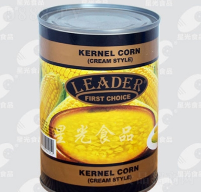 星光玉米糊罐頭罐裝
