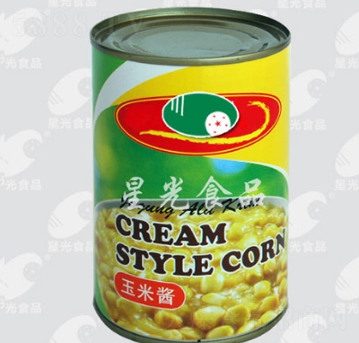 星光玉米醬罐頭罐裝