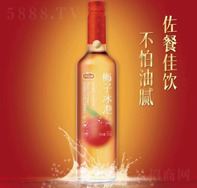 歡樂家梅子冰泡氣泡果醋750克招商代理