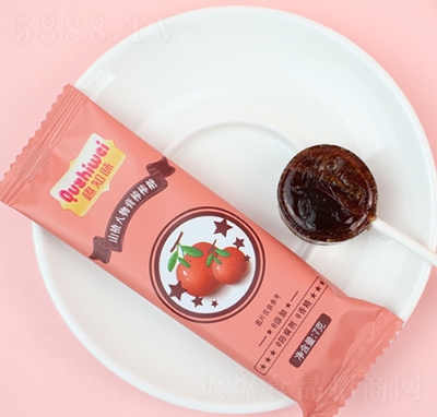 汐巖堂山楂六物膏棒棒糖兒童糖果網(wǎng)紅糖休閑零食