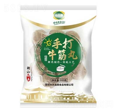 永昌順火鍋食材速凍調(diào)理牛筋丸代理180g
