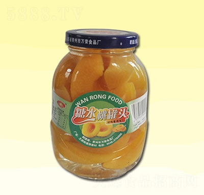 雙晶糖水黃桃罐頭