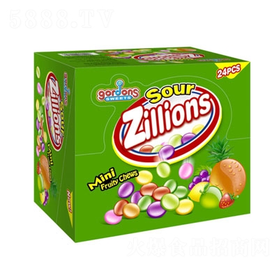 笑咪咪酸味彩虹軟糖休閑糖果零食