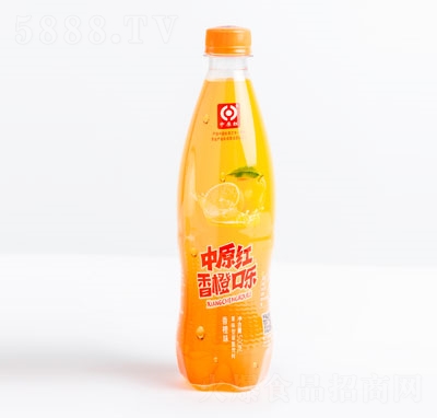 中原紅香橙口樂香橙味碳酸飲料500ml