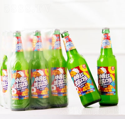 中原紅波蕊口樂菠蘿味碳酸飲料汽水