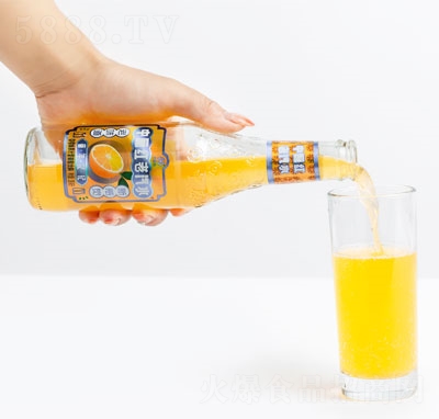 中原紅香橙味老汽水碳酸飲料280ml