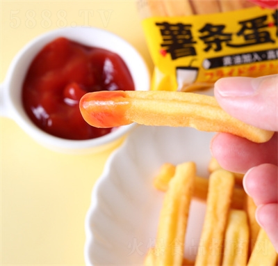 然利薯條蛋糕早餐糕點兒童零食面包招商整箱420g