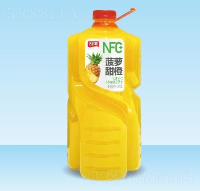 天合露菠蘿甜橙汁果汁飲料2L