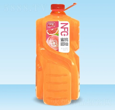 天合露蜜桃胡柚汁果汁飲料2L