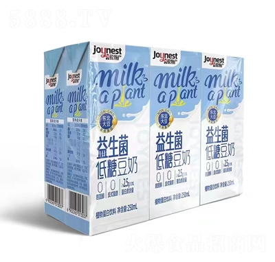 喜悅物產(chǎn)益生菌豆奶谷物飲料250毫升