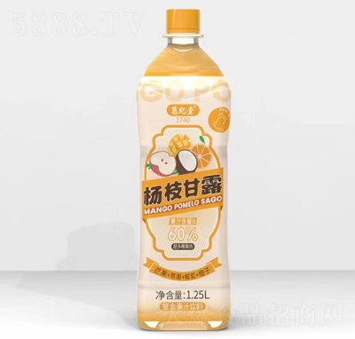 蒽紀(jì)堂楊枝甘露1.25L