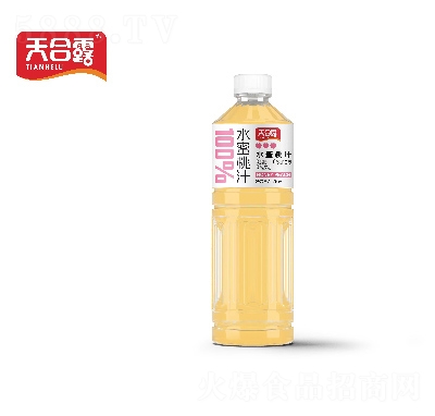 天合露果汁飲料水蜜桃汁1.25L
