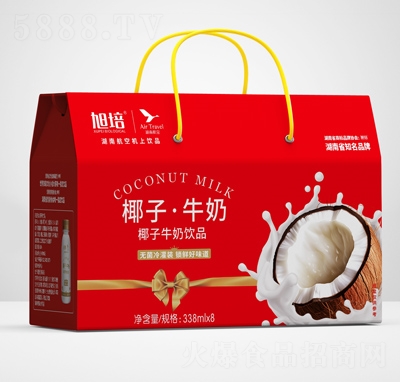 旭培椰子牛奶禮盒338ml×8