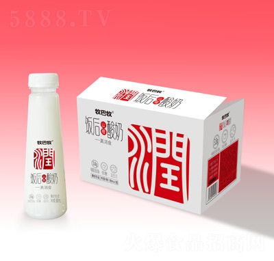 牧巴牧飯后山楂酸奶380ml×15