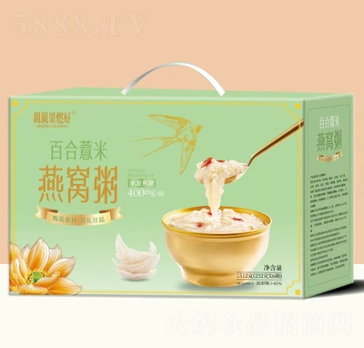 親親果燃好百合薏米燕窩粥禮盒