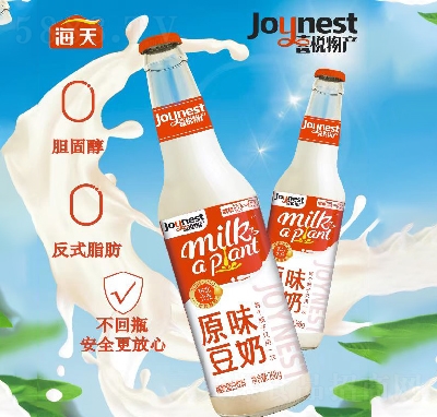 喜悅物產(chǎn)原味豆奶268g