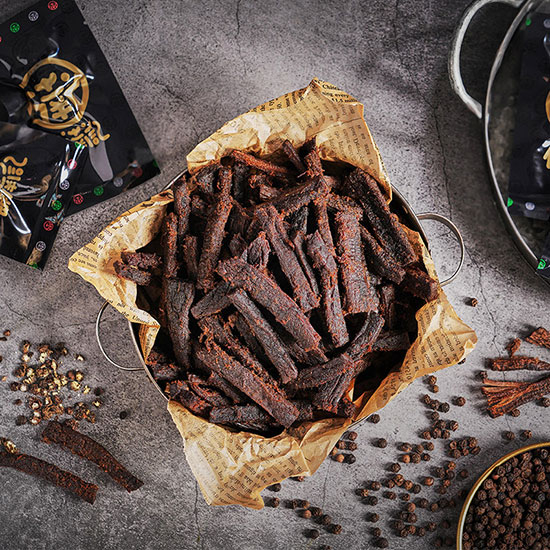 餔南記牛肉干黑椒味1 餔南記牛肉干黑椒味1