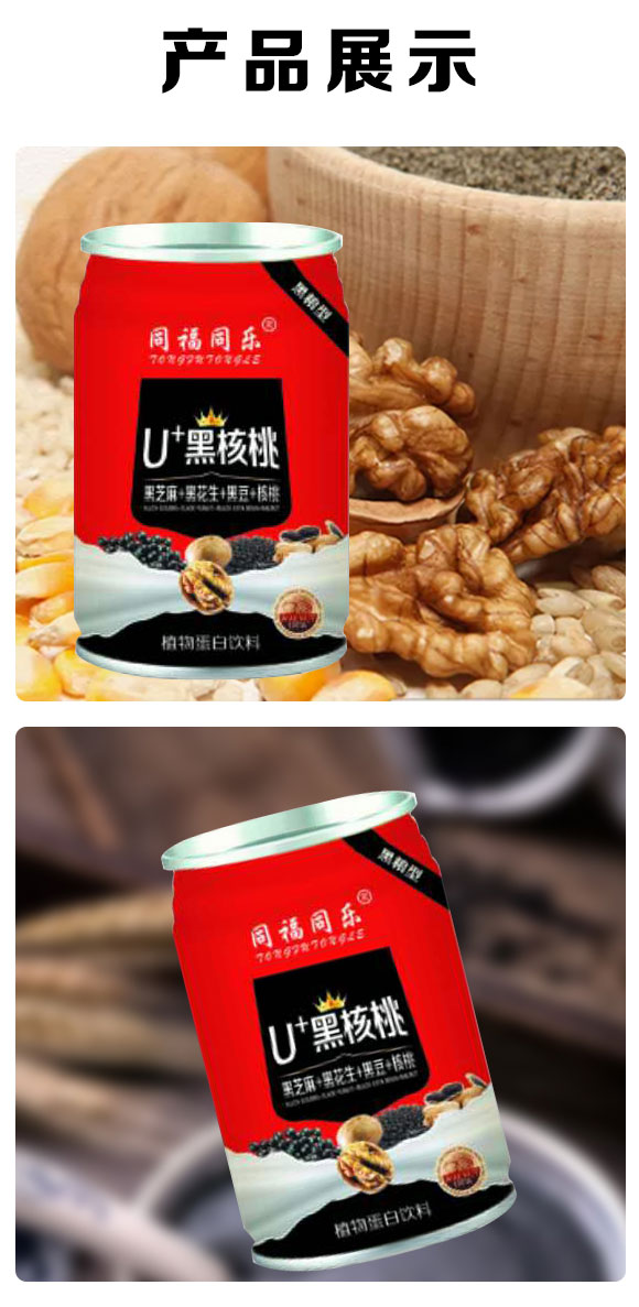 同福同樂(lè)黑核桃植物蛋白飲料 同福同樂(lè)黑核桃植物蛋白飲料